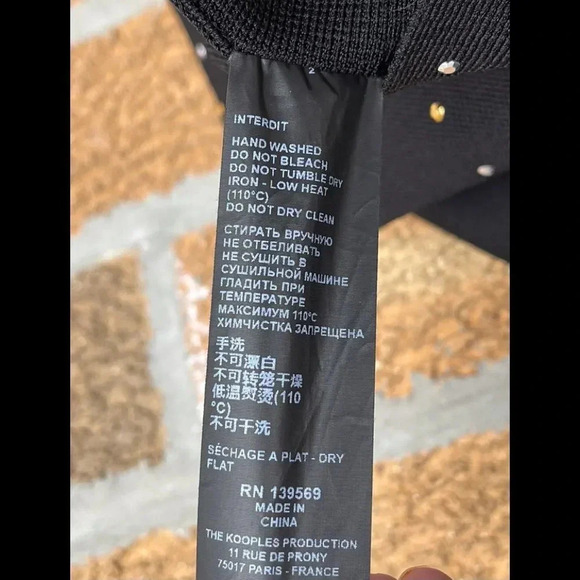 THE KOOPLES Studded Knit Dress Size 1 - Picture 11 of 12